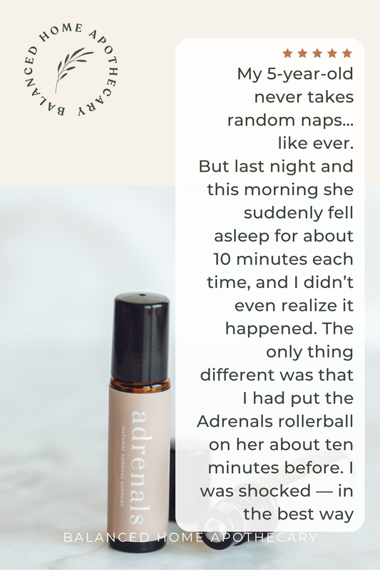 Adrenals Essential Oil Rollerball for Kids – Gentle Emotional Support & Nighttime Calm (Pine, Lemon, Vetiver, Magnesium)