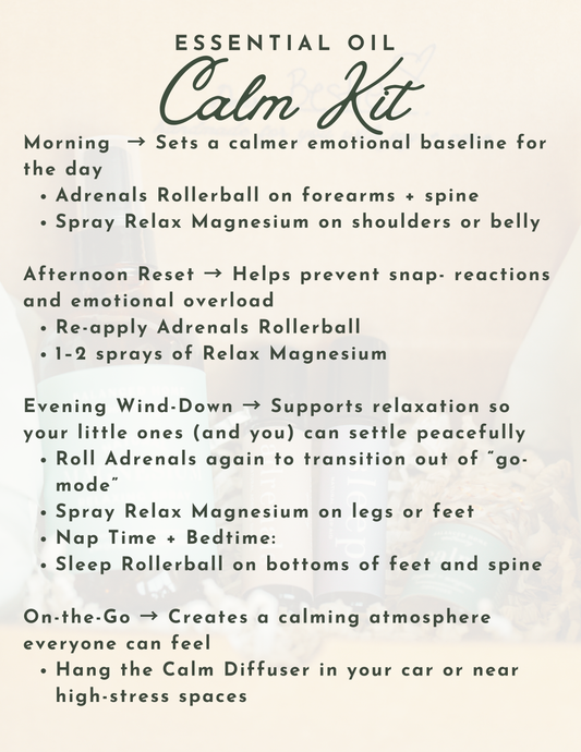 Calm Kit – Stress Support, Relaxation & Sleep Support | Essential Oils + Magnesium