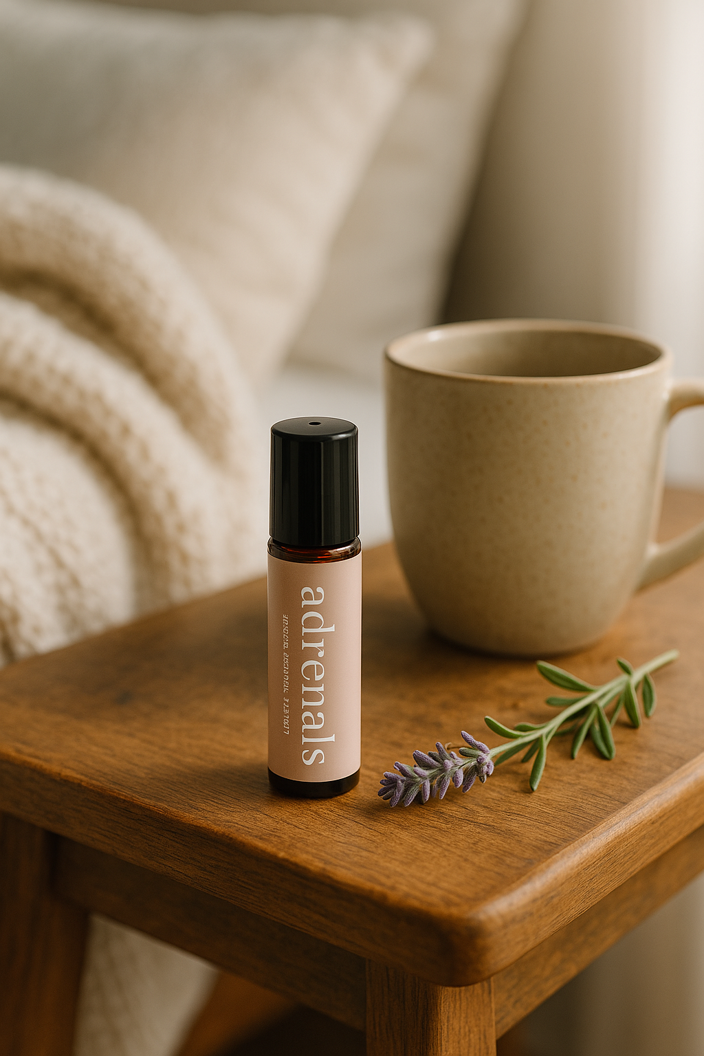 Adrenals Support Essential Oil Rollerball with Magnesium – 10ml