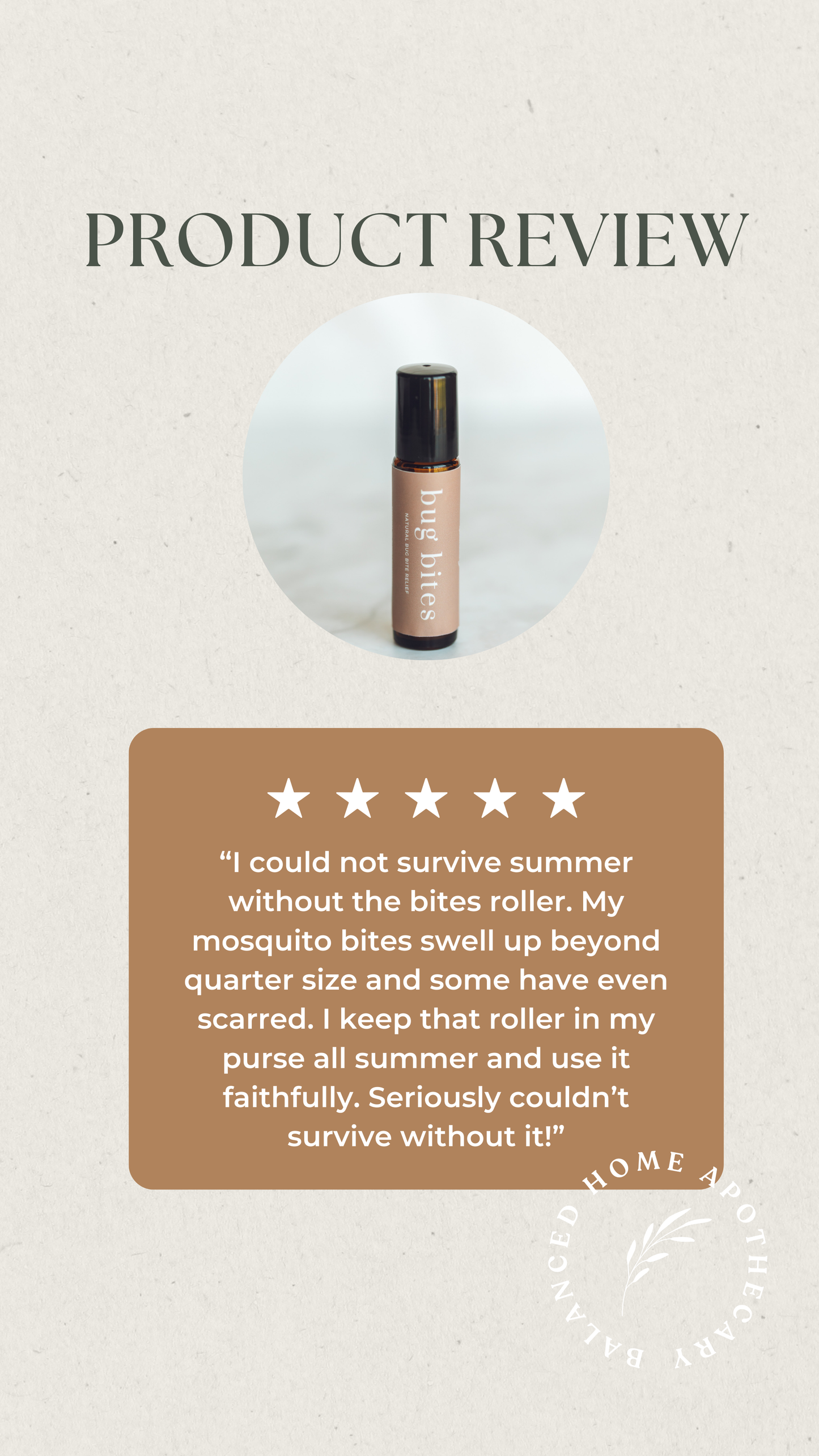 Bug Bites Rollerball – Plant-Based Relief for Bites + Bumps