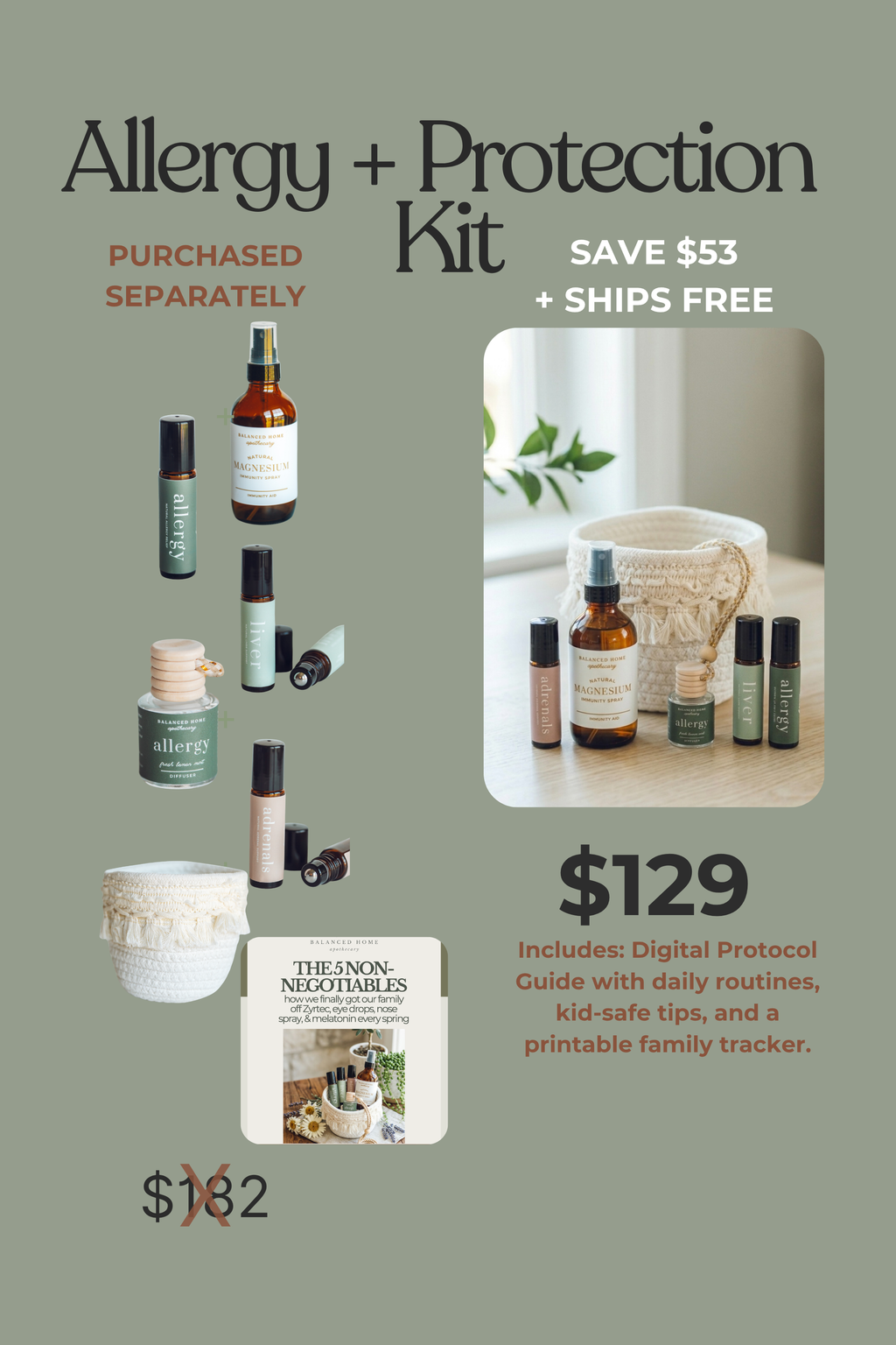 The Foundational Seasonal Protection Kit : God-Given Botanical Support for Busy Families