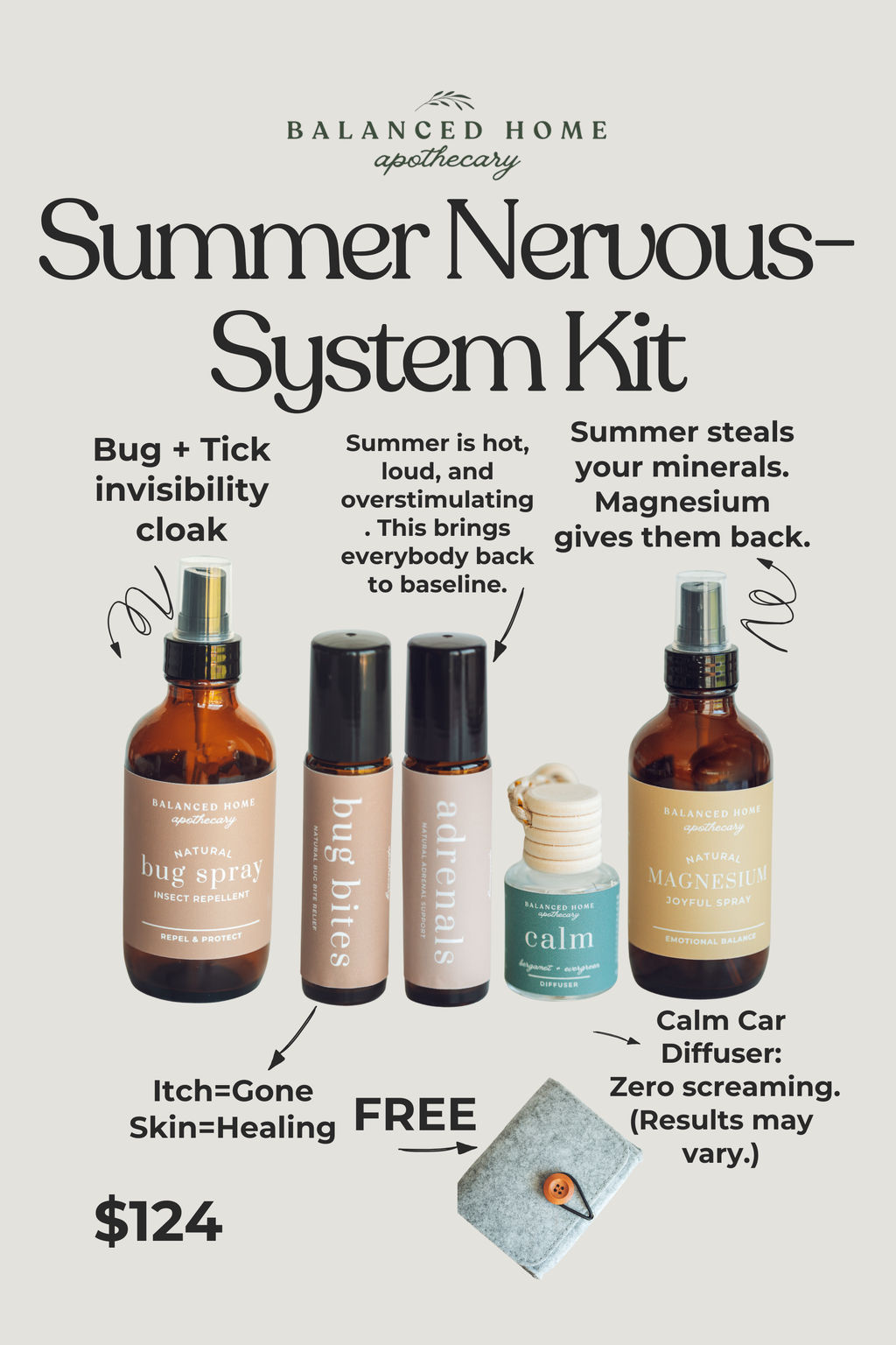 Summer Resilience Kit | Seasonal Resilience & Natural Comfort for Busy Families