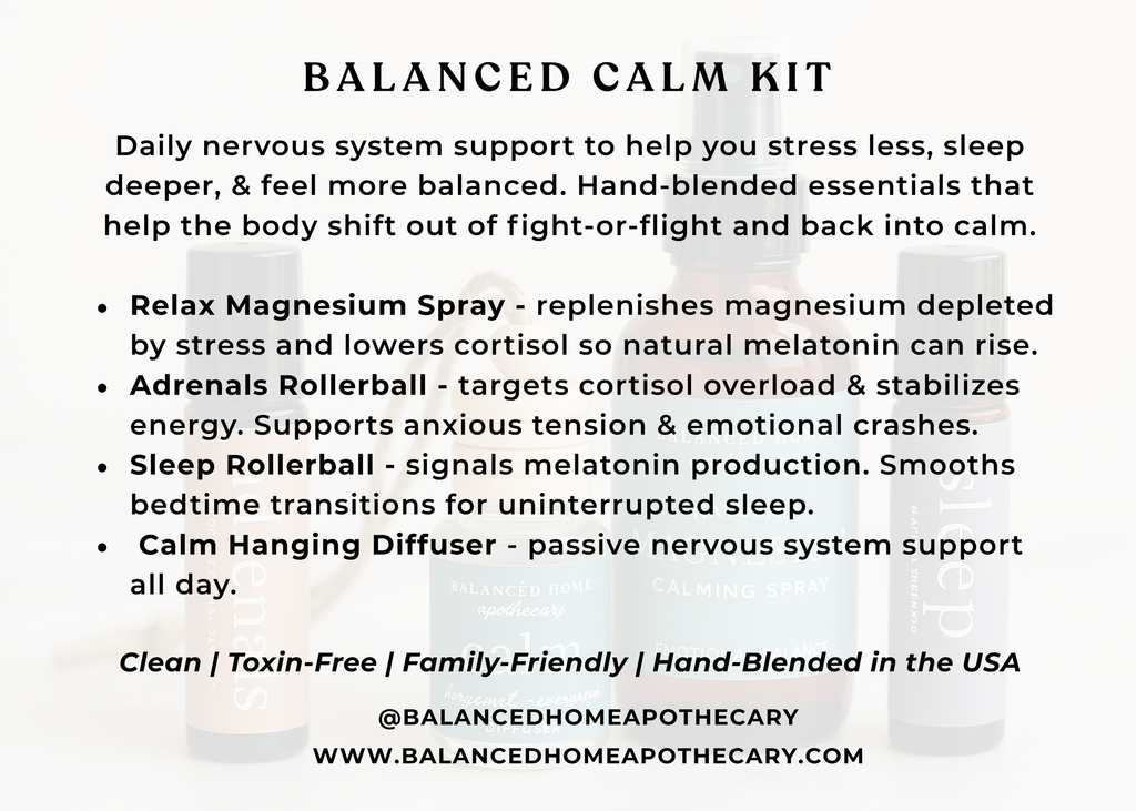 Calm Kit – Stress Support, Relaxation & Sleep Support | Essential Oils + Magnesium