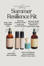 Ancestral Summer Survival Kit | Natural Bug Spray, Magnesium & Nervous System Support