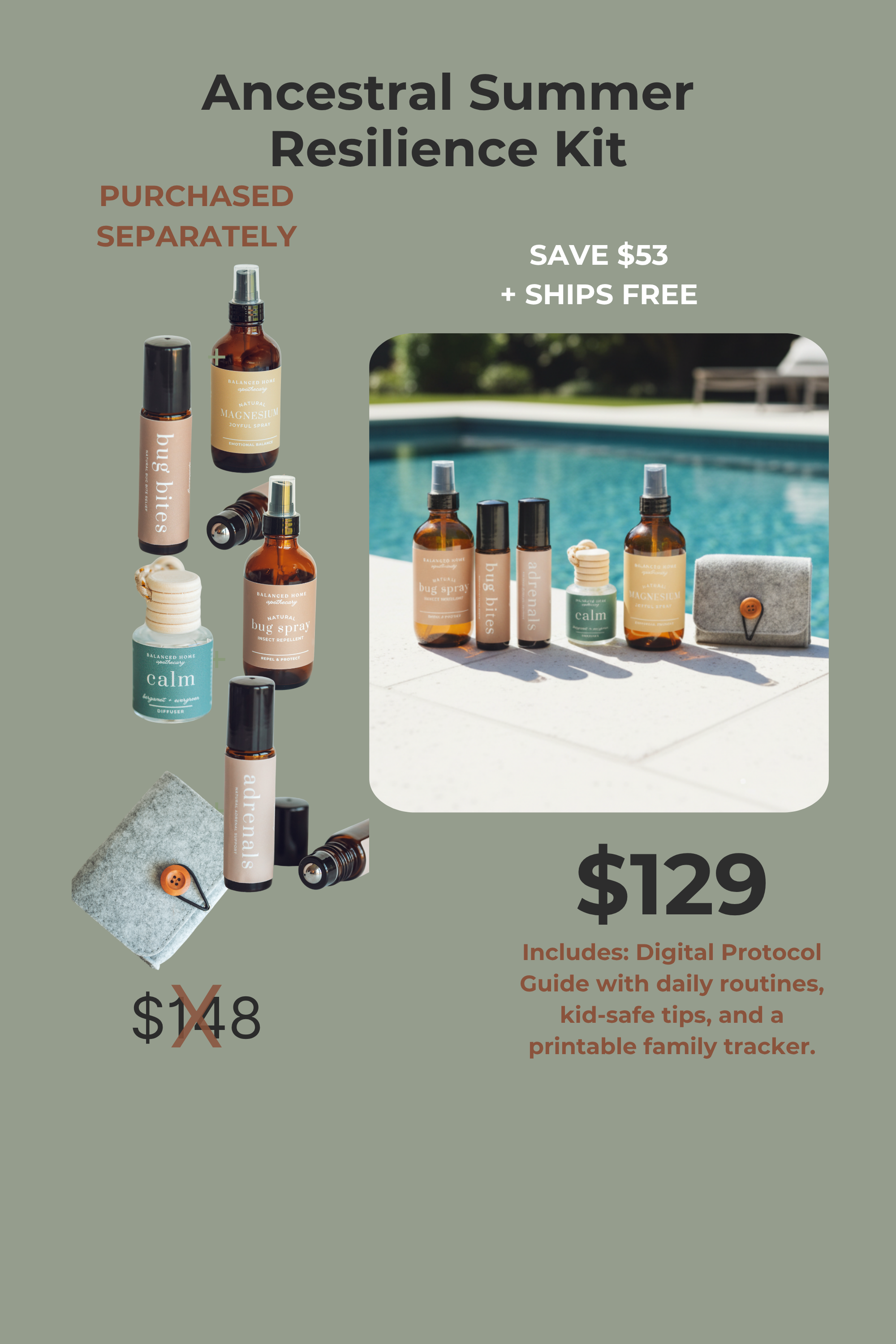 Summer Resilience Kit | Seasonal Resilience & Natural Comfort for Busy Families