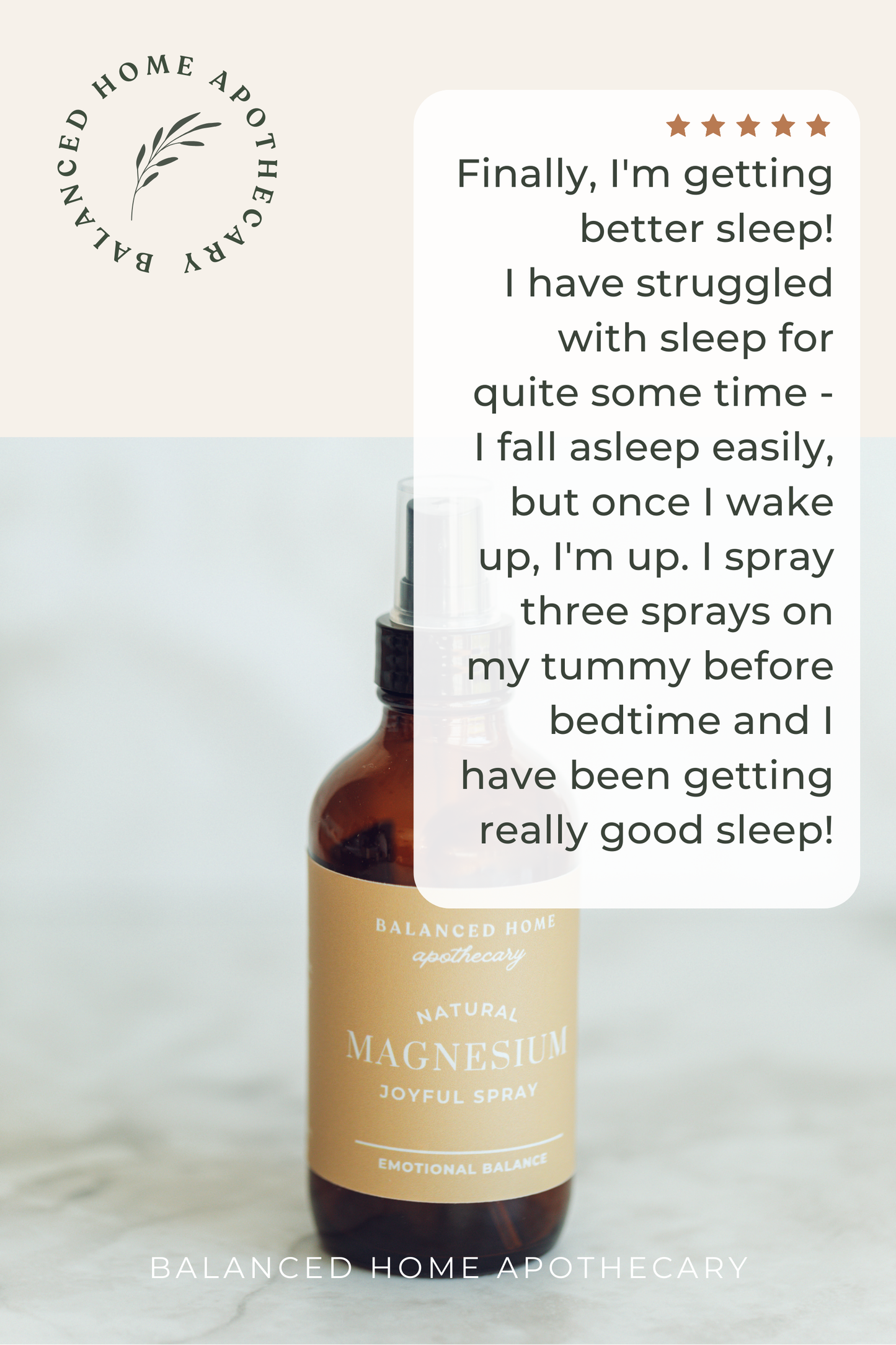 Joyful Magnesium Spray | Daily Calm & Nervous System Support