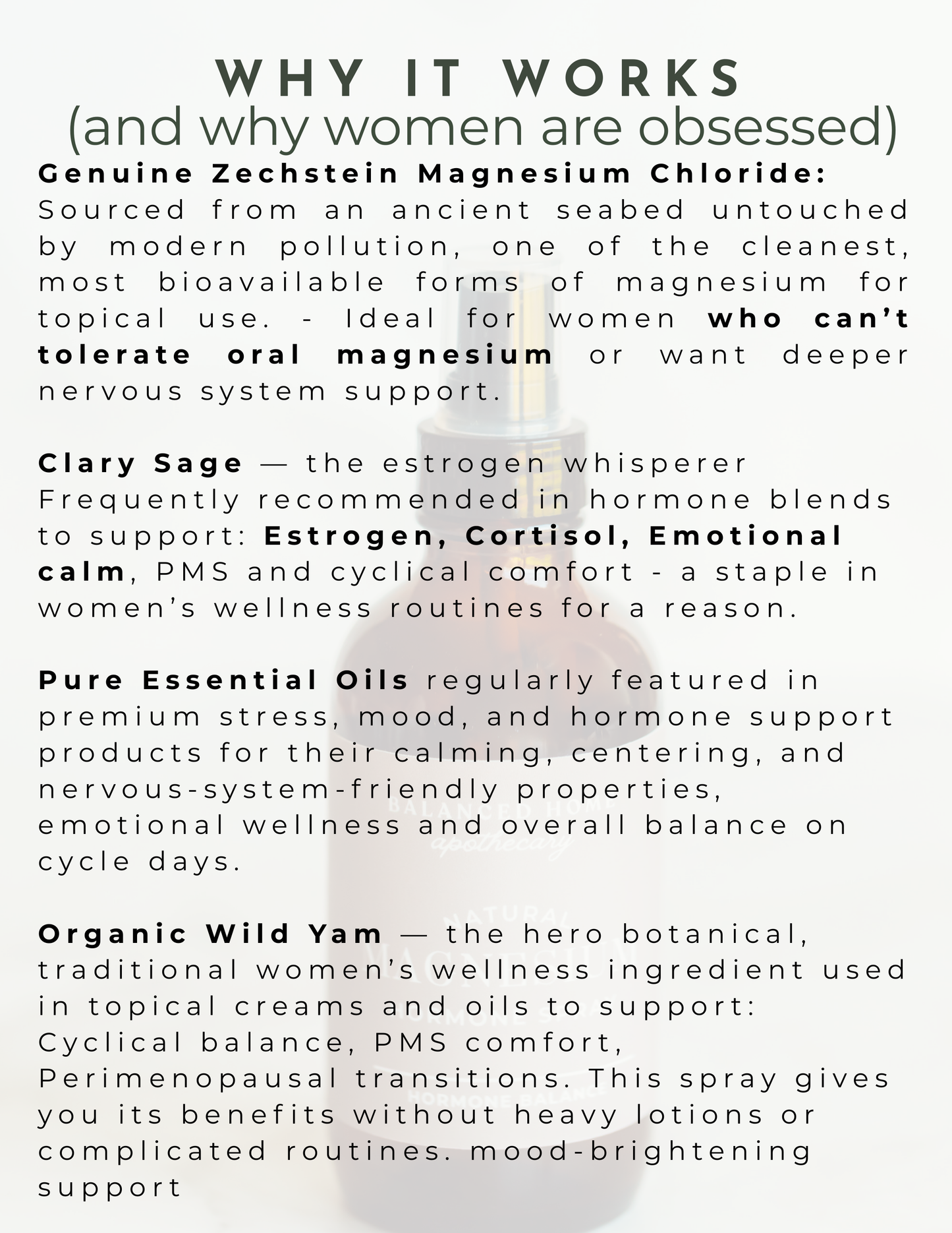 Hormones Magnesium Spray — Daily Calm + Nervous System Support