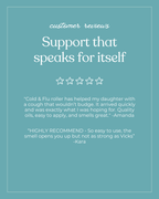 Cold + Flu Essential Oil Rollerball Seasonal Comfort Aromatherapy Blend with Magnesium