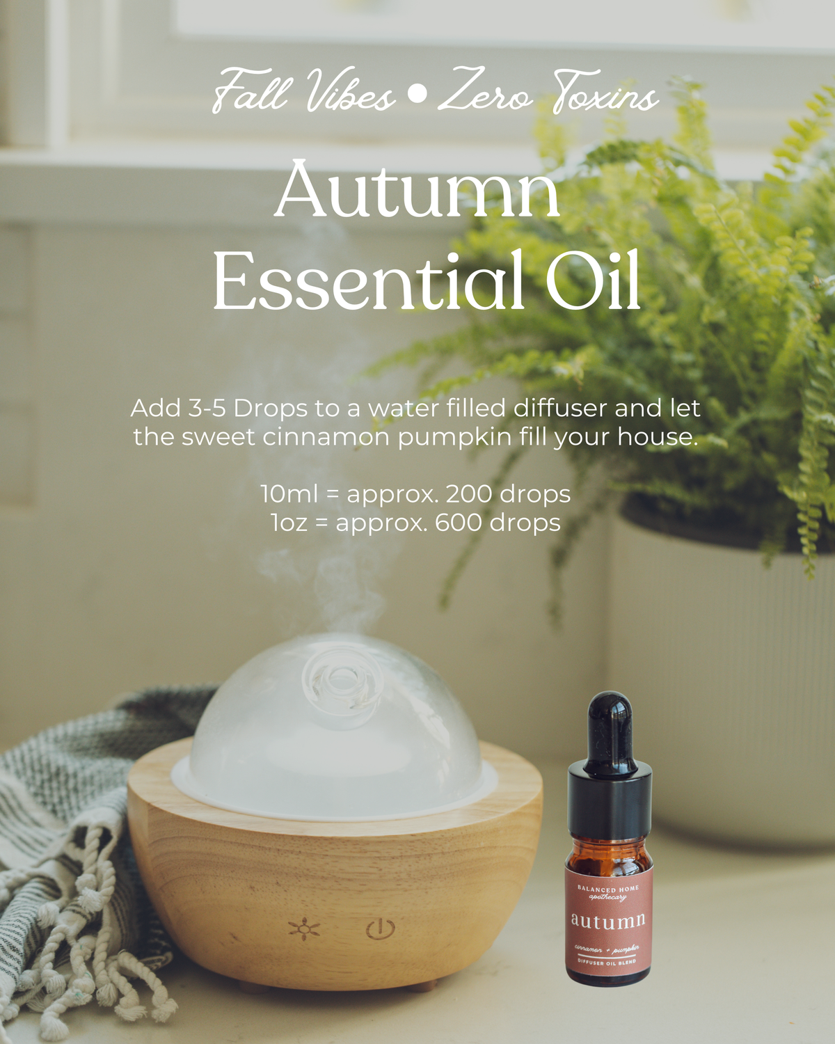 Autumn Sweet Cinnamon Pumpkin Diffuser Oil