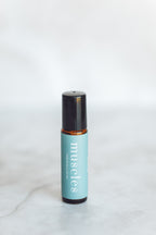 Muscles Essential Oil Rollerball with Magnesium Chloride | Grounding Aromatherapy Blend