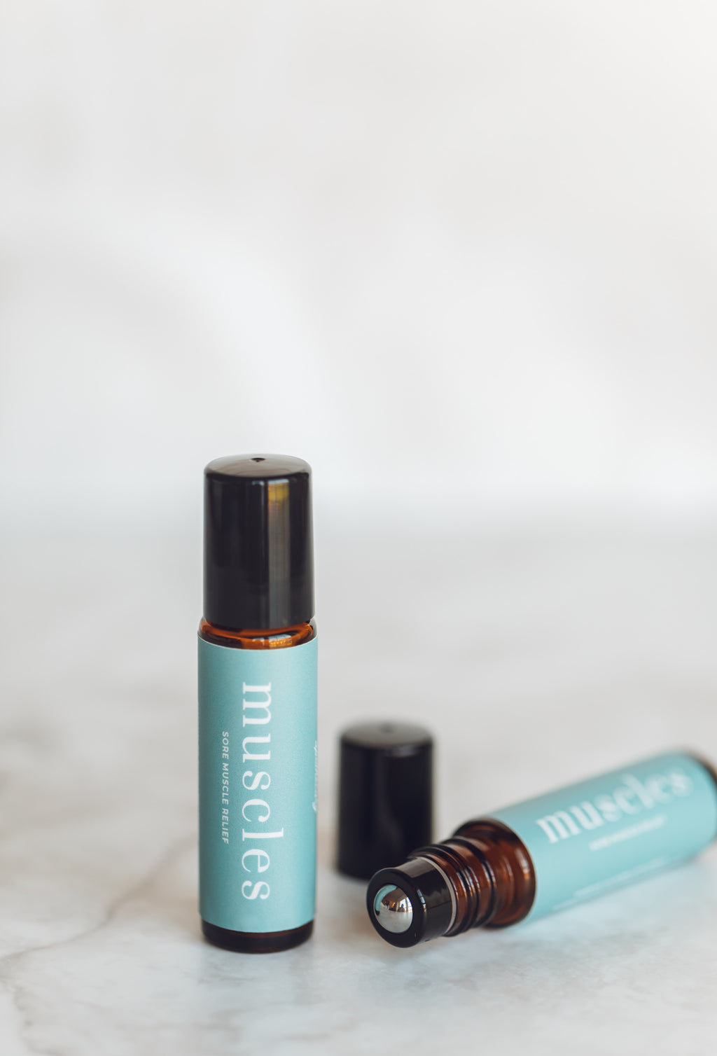 Muscles Essential Oil Rollerball with Magnesium Chloride | Grounding Aromatherapy Blend