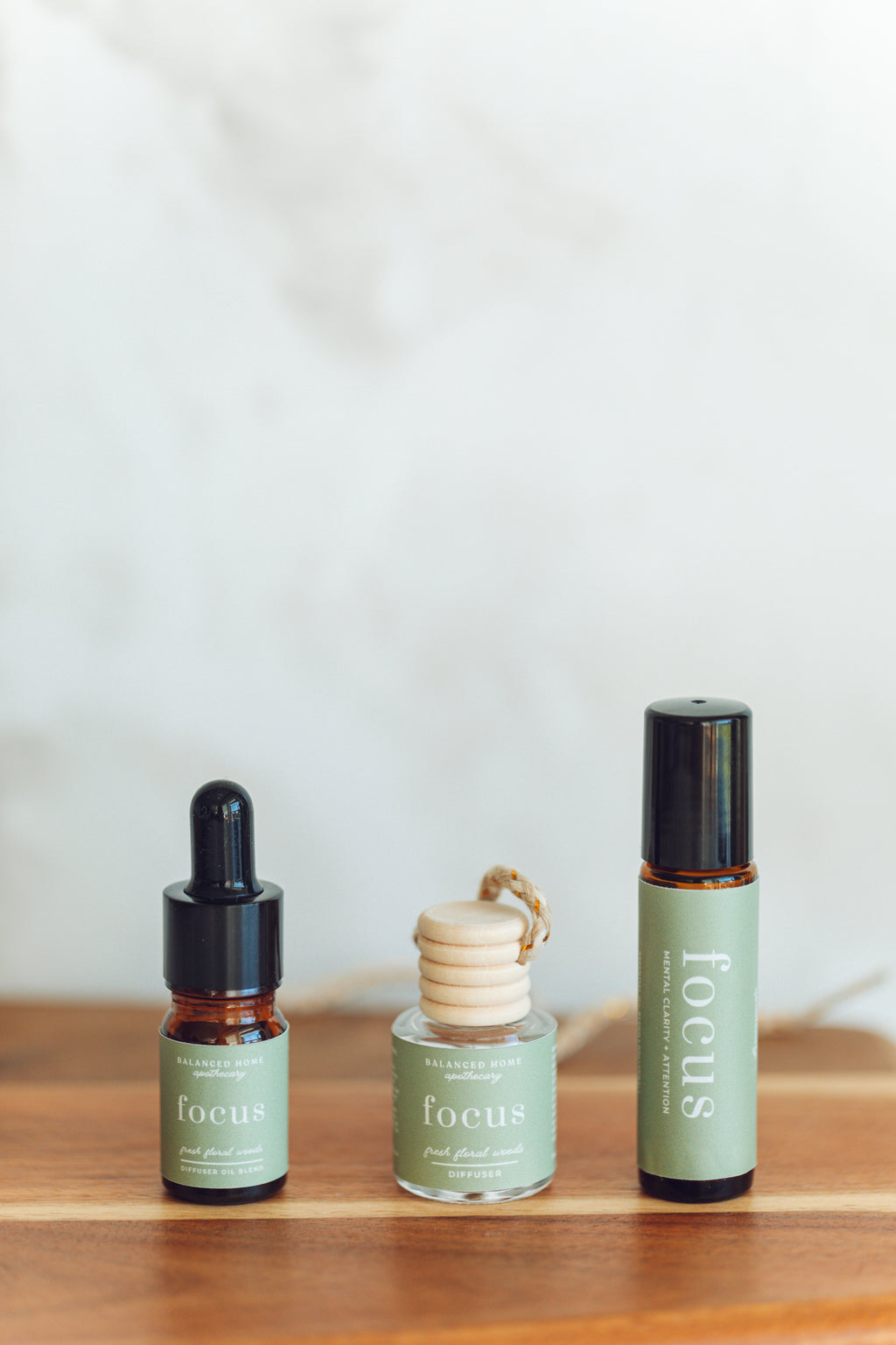 Focus Aromatherapy Blend | Grounding Essential Oil Roller & Diffuser Oil