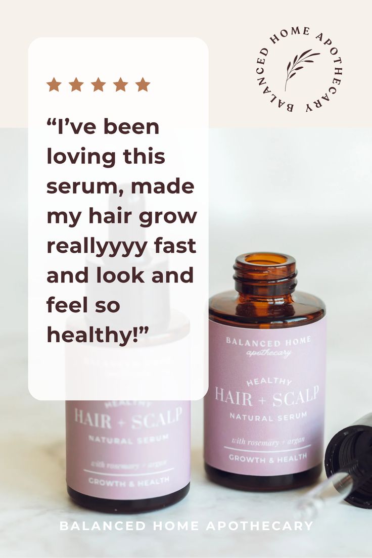 Hair + Scalp Serum | Rosemary • Castor • Argan • Coconut • Lavender • Tea Tree