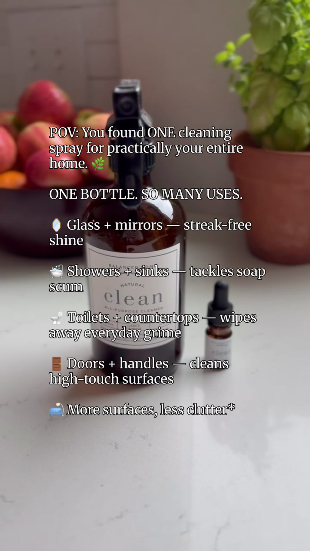 CLEAN Collection | All Purpose Every Surface Cleaning Spray + Refills